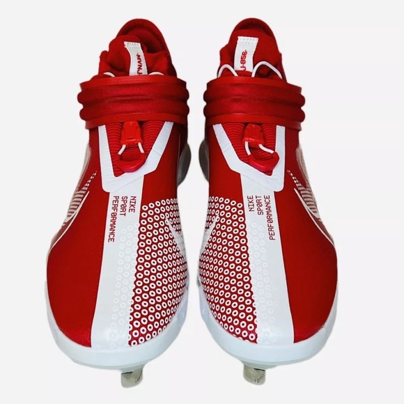 Nike Force Zoom Trout 7 Red White Baseball Cleats CI3134-602 Mens Size 14 - Picture 5 of 10